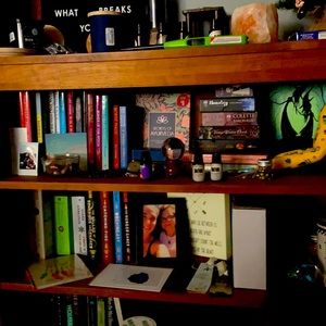 The wonder of a bookshelf